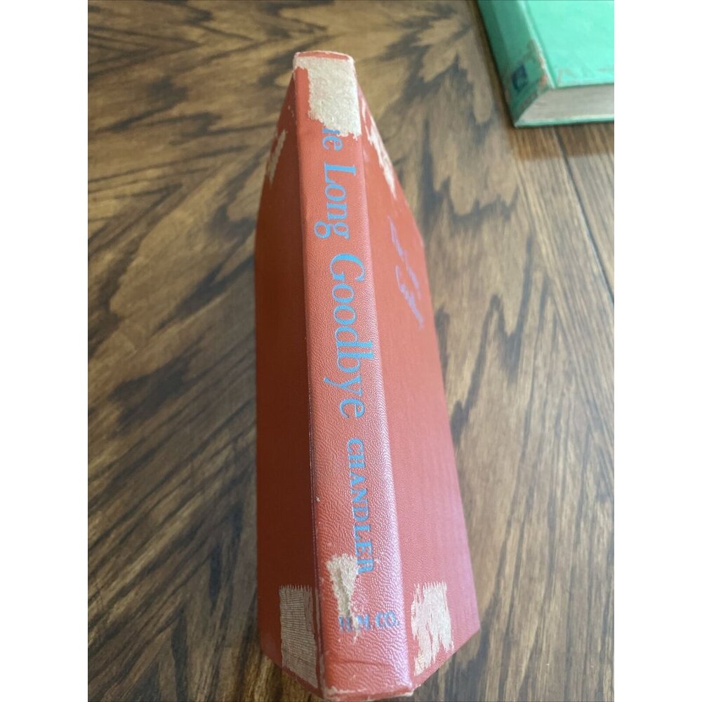 Raymond Chandler THE LONG GOODBYE Houghton Mifflin 1954 Hardcover Book DAMAGED - Picture 2 of 9
